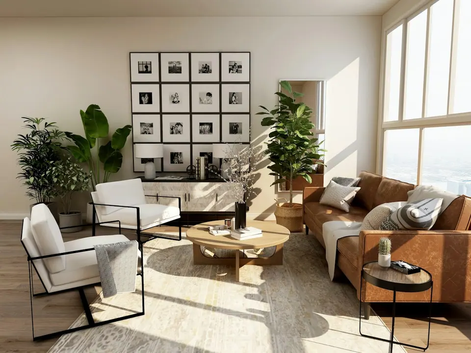 Interior de una propiedad de diseño
